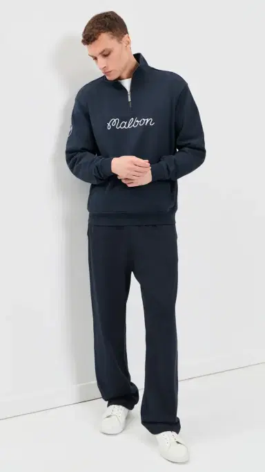 Malbon Collegiate Sweatshirt Navy | Thumbnail 5 Malbon Collegiate Sweatshirt Navy | Thumbnail 5