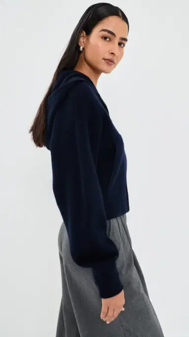 Lisa Yang Lilia Hooded Zip Cashmere Cardigan | Thumbnail 4 Lisa Yang Lilia Hooded Zip Cashmere Cardigan | Thumbnail 4