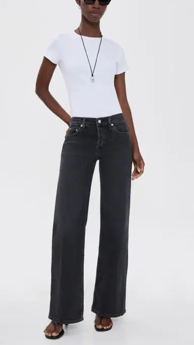 RE/DONE Laurel Jeans Washed Noir | Thumbnail 5 RE/DONE Laurel Jeans Washed Noir | Thumbnail 5