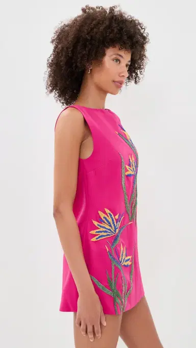 Yellow the Label Bird of Paradise Dress Fuchsia | Thumbnail 4 Yellow the Label Bird of Paradise Dress Fuchsia | Thumbnail 4