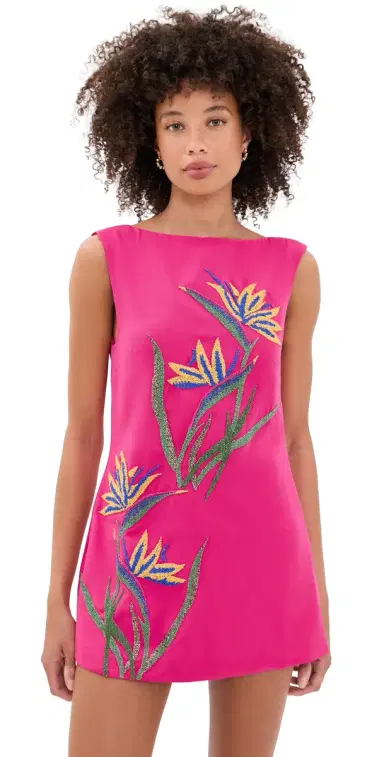 Yellow the Label Bird of Paradise Dress Fuchsia | Thumbnail 1 Yellow the Label Bird of Paradise Dress Fuchsia | Thumbnail 1