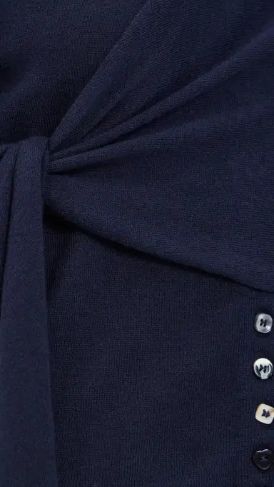 Damson Madder Venna Wrap Cardigan Navy | Thumbnail 6 Damson Madder Venna Wrap Cardigan Navy | Thumbnail 6