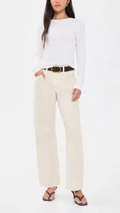 Citizens of Humanity Lindz Straight Jeans Almondette | Thumbnail 5 Citizens of Humanity Lindz Straight Jeans Almondette | Thumbnail 5
