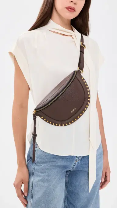 Isabel Marant Skano Belt Bag Coffee One Size | Thumbnail 3 Isabel Marant Skano Belt Bag Coffee One Size | Thumbnail 3
