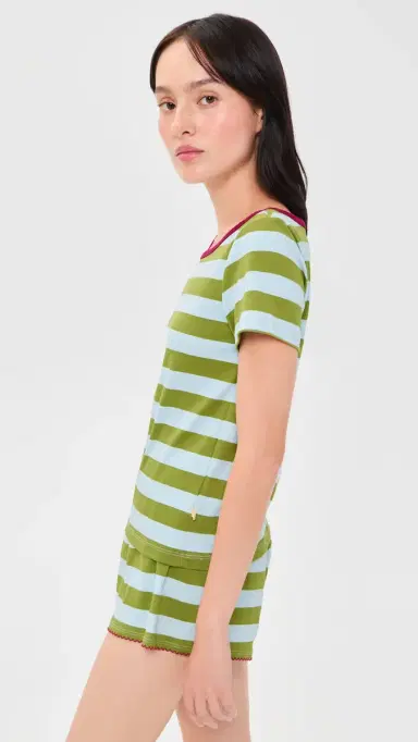 Cozyland by Morgan Lane Baby Jean Tee Olive/Ice | Thumbnail 4 Cozyland by Morgan Lane Baby Jean Tee Olive/Ice | Thumbnail 4