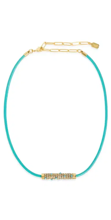 Elizabeth Cole Vivi Necklace Turquoise One Size | Thumbnail 1 Elizabeth Cole Vivi Necklace Turquoise One Size | Thumbnail 1