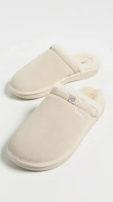 Brunch Essential Suede Shearling Slippers Beige | Thumbnail 5 Brunch Essential Suede Shearling Slippers Beige | Thumbnail 5