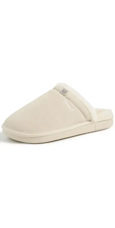 Brunch Essential Suede Shearling Slippers Beige | Thumbnail 1 Brunch Essential Suede Shearling Slippers Beige | Thumbnail 1