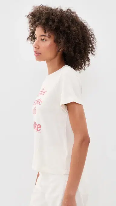 RE/DONE Classic Tee Diet Coke Vintage White | Thumbnail 4 RE/DONE Classic Tee Diet Coke Vintage White | Thumbnail 4