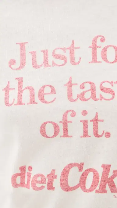 RE/DONE Classic Tee Diet Coke Vintage White | Thumbnail 6 RE/DONE Classic Tee Diet Coke Vintage White | Thumbnail 6