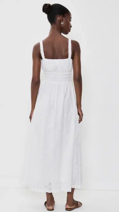 La Maregold June Midi Dress Cloud White Voile hiftly | Thumbnail 3 La Maregold June Midi Dress Cloud White Voile hiftly | Thumbnail 3