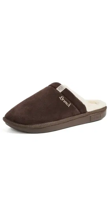 Brunch Essential Suede Shearling Slippers Brown | Thumbnail 1 Brunch Essential Suede Shearling Slippers Brown | Thumbnail 1