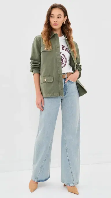 ANINE BING Brie Jeans Reservoir Blue | Thumbnail 5 ANINE BING Brie Jeans Reservoir Blue | Thumbnail 5