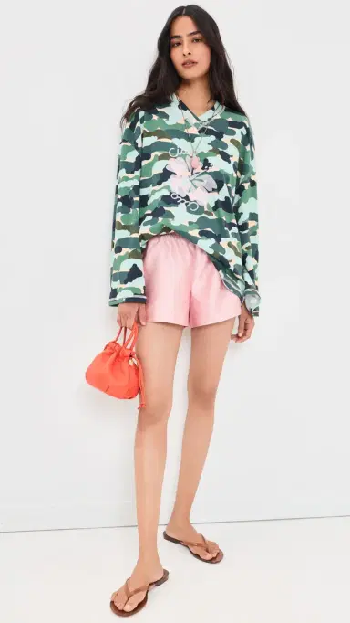 Ciao Ciao Vacation Camo Hibiscus peedway Tee Green Camo | Thumbnail 5 Ciao Ciao Vacation Camo Hibiscus peedway Tee Green Camo | Thumbnail 5