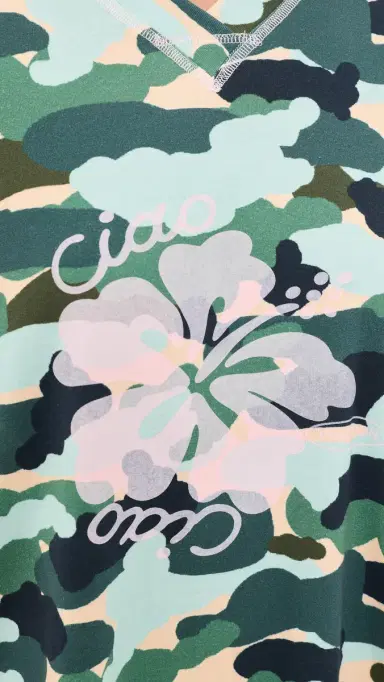 Ciao Ciao Vacation Camo Hibiscus peedway Tee Green Camo | Thumbnail 6 Ciao Ciao Vacation Camo Hibiscus peedway Tee Green Camo | Thumbnail 6