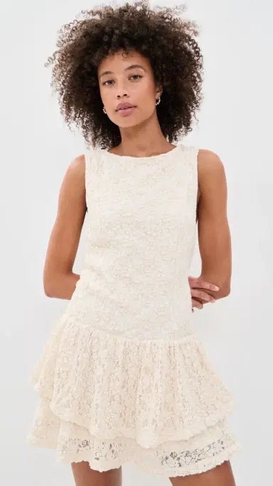 Free People Slow Burn Lace Mini Dress | Thumbnail 3 Free People Slow Burn Lace Mini Dress | Thumbnail 3