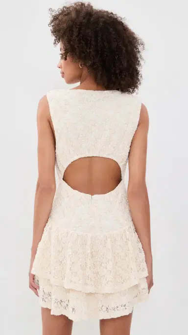 Free People Slow Burn Lace Mini Dress | Thumbnail 4 Free People Slow Burn Lace Mini Dress | Thumbnail 4