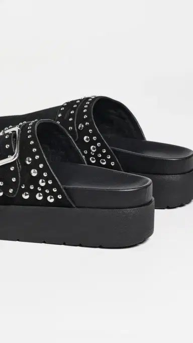 Free People Cayatana Suede Studded Mules Black Suede | Thumbnail 4 Free People Cayatana Suede Studded Mules Black Suede | Thumbnail 4
