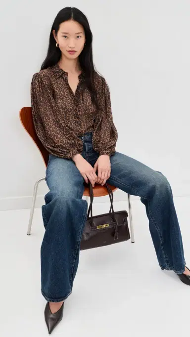 Frame The Silk Prairie Shirt | Thumbnail 5 Frame The Silk Prairie Shirt | Thumbnail 5