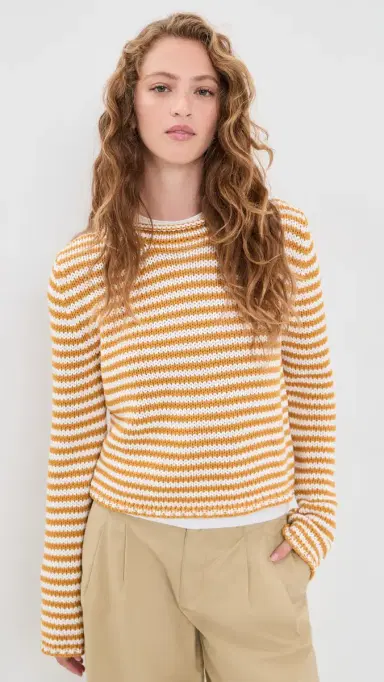 La Ligne Fine Line Mini arina Sweater Butterscotch/ | Thumbnail 2 La Ligne Fine Line Mini arina Sweater Butterscotch/ | Thumbnail 2
