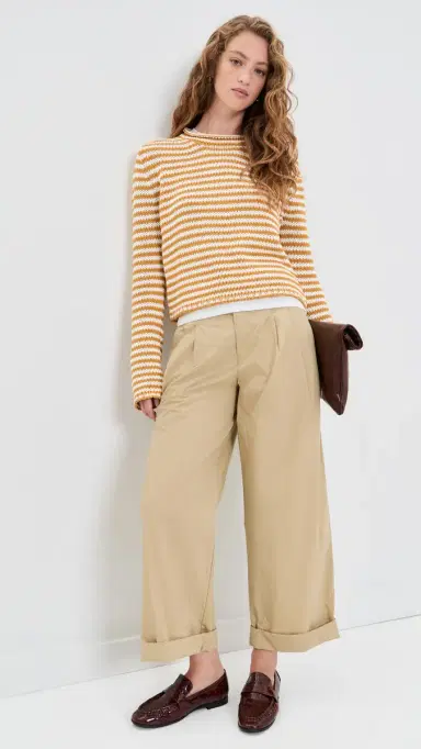 La Ligne Fine Line Mini arina Sweater Butterscotch/ | Thumbnail 5 La Ligne Fine Line Mini arina Sweater Butterscotch/ | Thumbnail 5