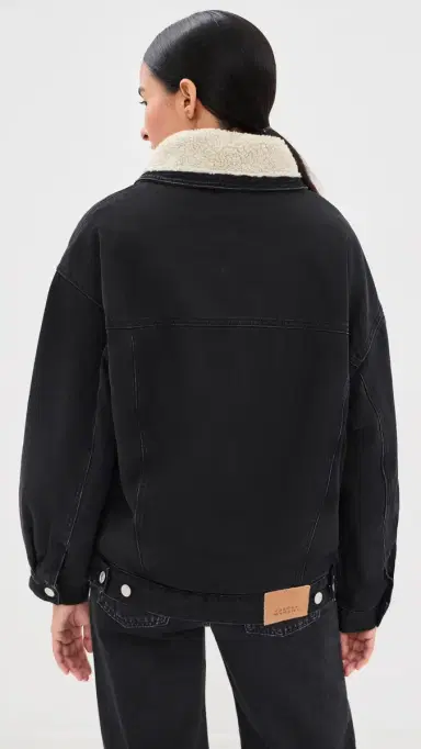 Isabel Marant Pimia Jacket Faded Black | Thumbnail 3 Isabel Marant Pimia Jacket Faded Black | Thumbnail 3