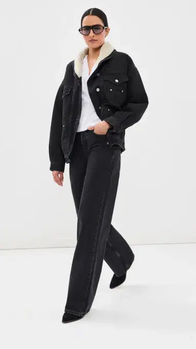 Isabel Marant Pimia Jacket Faded Black | Thumbnail 5 Isabel Marant Pimia Jacket Faded Black | Thumbnail 5