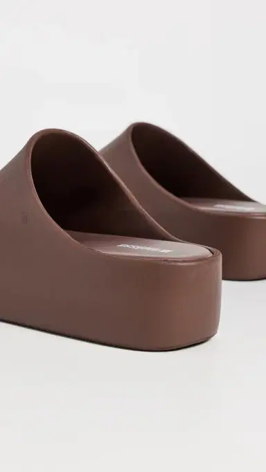 Melissa Free Platform Clogs Brown | Thumbnail 4 Melissa Free Platform Clogs Brown | Thumbnail 4