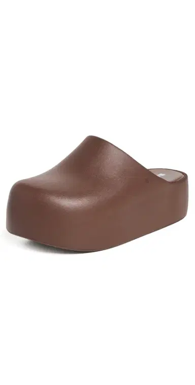 Melissa Free Platform Clogs Brown | Thumbnail 1 Melissa Free Platform Clogs Brown | Thumbnail 1
