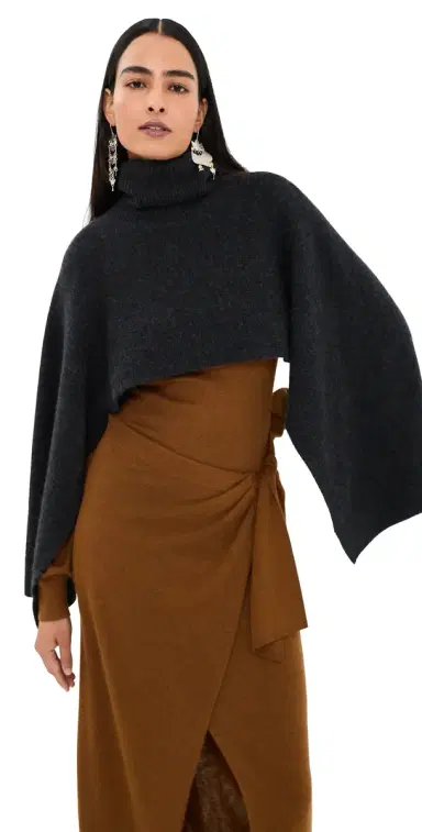 Isabel Marant Marina Scarf Dark Grey One Size | Thumbnail 1 Isabel Marant Marina Scarf Dark Grey One Size | Thumbnail 1