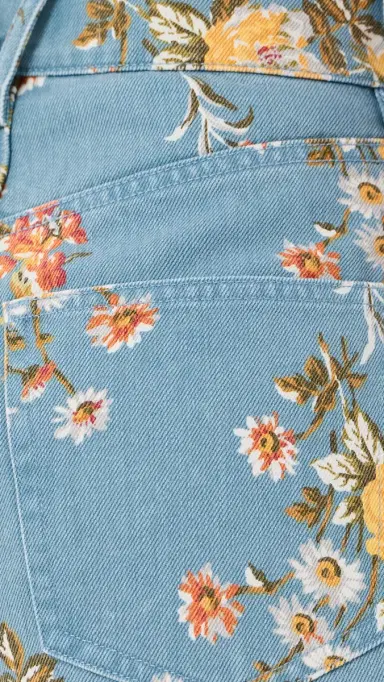 Veronica Beard Jean Taylor Wide Leg Jeans GARDEN BOUQUET | Thumbnail 6 Veronica Beard Jean Taylor Wide Leg Jeans GARDEN BOUQUET | Thumbnail 6