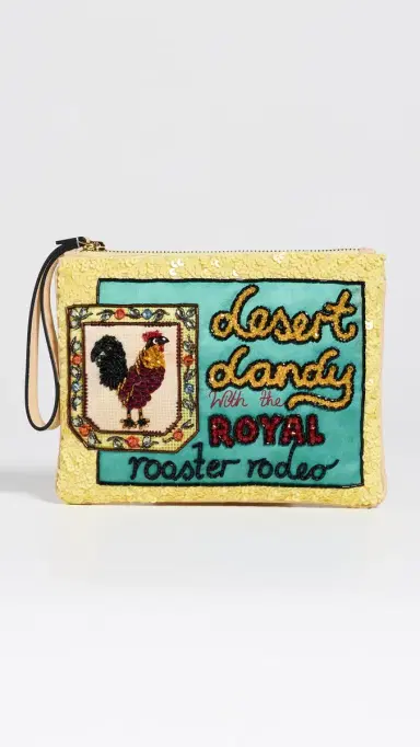 ALÉMAIS Ace Rooster Embellished Clutch Multi One Size | Thumbnail 2 ALÉMAIS Ace Rooster Embellished Clutch Multi One Size | Thumbnail 2
