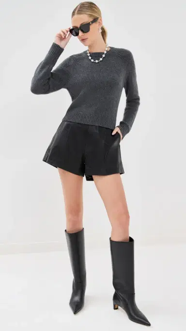 Nili Lotan Laurel Sweater Dark Charcoal elange | Thumbnail 5 Nili Lotan Laurel Sweater Dark Charcoal elange | Thumbnail 5