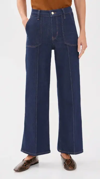 FRAME Le Pixie Slim Petite Palazzo Jeans Rinse | Thumbnail 2 FRAME Le Pixie Slim Petite Palazzo Jeans Rinse | Thumbnail 2