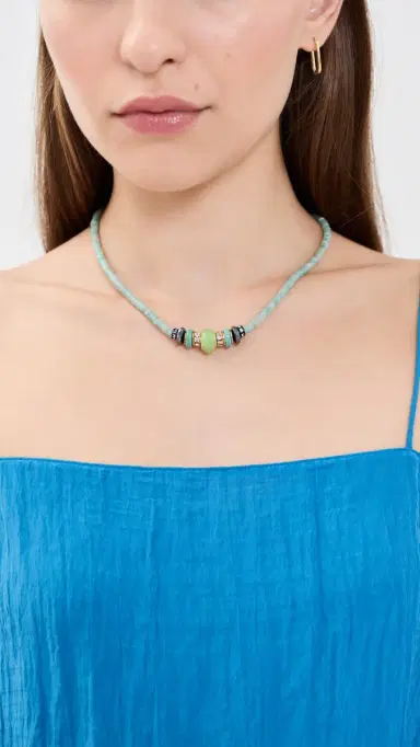 Elizabeth Cole Marnie Necklace Pacific Opal | Thumbnail 3 Elizabeth Cole Marnie Necklace Pacific Opal | Thumbnail 3