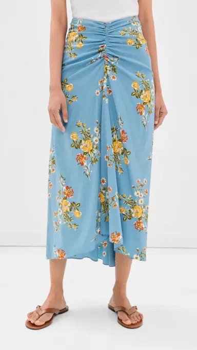 Veronica Beard Limani Skirt BLUE RIVER MULTI | Thumbnail 2 Veronica Beard Limani Skirt BLUE RIVER MULTI | Thumbnail 2