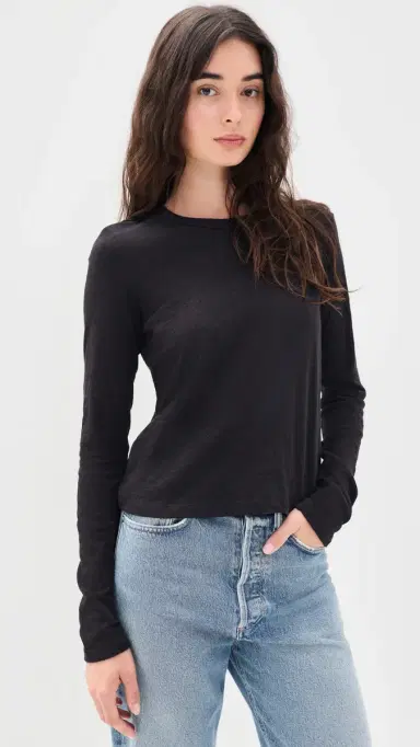 Z Supply Junie Tee Black | Thumbnail 2 Z Supply Junie Tee Black | Thumbnail 2