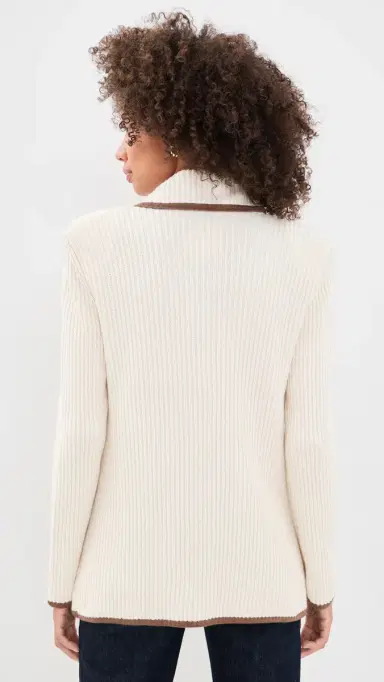 L'AGENCE Ranch Knit Blazer /Dk Cappuccino | Thumbnail 3 L'AGENCE Ranch Knit Blazer /Dk Cappuccino | Thumbnail 3
