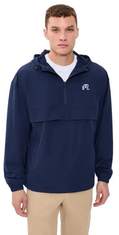 Malbon Ridge Anorak Jacket Navy | Thumbnail 1 Malbon Ridge Anorak Jacket Navy | Thumbnail 1