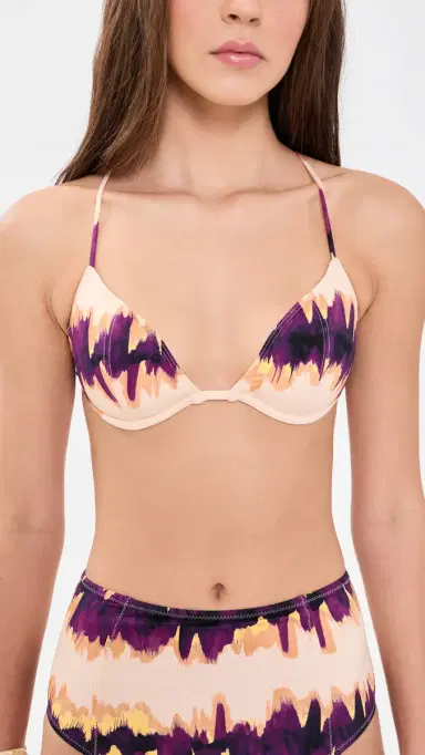 Ulla Johnson Floria Tie Bikini Top | Thumbnail 2 Ulla Johnson Floria Tie Bikini Top | Thumbnail 2