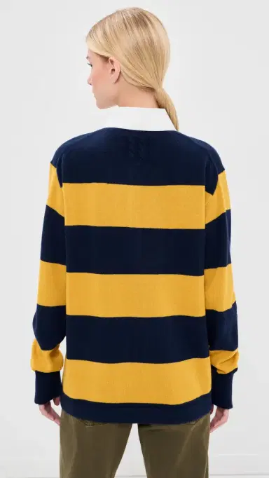 Nili Lotan Rashida Rugby Sweater | Thumbnail 3 Nili Lotan Rashida Rugby Sweater | Thumbnail 3