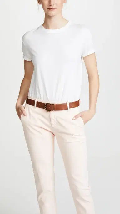 Madewell Medium Perfect eather Belt Pecan | Thumbnail 3 Madewell Medium Perfect eather Belt Pecan | Thumbnail 3