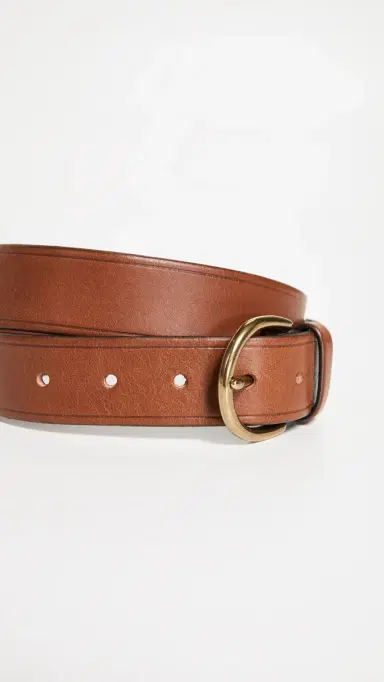 Madewell Medium Perfect eather Belt Pecan | Thumbnail 5 Madewell Medium Perfect eather Belt Pecan | Thumbnail 5