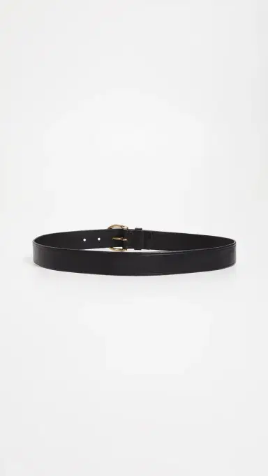 Madewell Medium Perfect eather Belt True Black | Thumbnail 4 Madewell Medium Perfect eather Belt True Black | Thumbnail 4