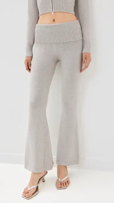 LIONESS Muse Knit Sweatpants Cloud | Thumbnail 2 LIONESS Muse Knit Sweatpants Cloud | Thumbnail 2