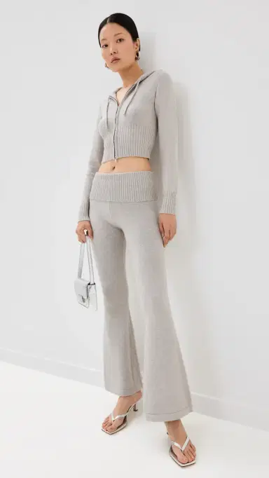 LIONESS Muse Knit Sweatpants Cloud | Thumbnail 6 LIONESS Muse Knit Sweatpants Cloud | Thumbnail 6