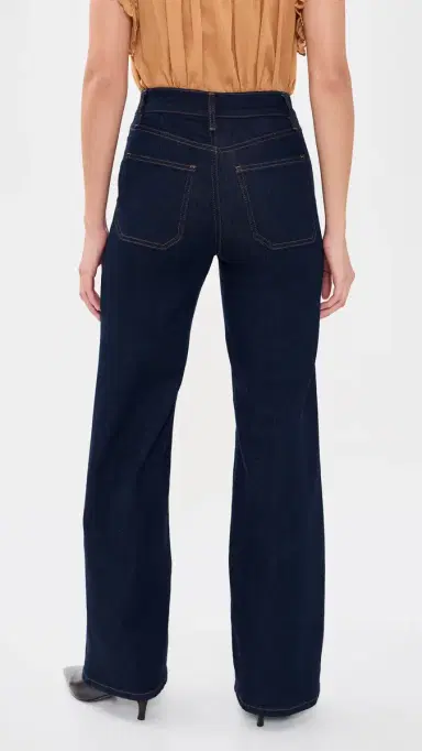 FRAME Le Slim Palazzo Pintuck Pocket Jeans Rinse | Thumbnail 3 FRAME Le Slim Palazzo Pintuck Pocket Jeans Rinse | Thumbnail 3