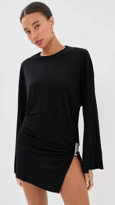 The Attico Mini Dress Black | Thumbnail 2 The Attico Mini Dress Black | Thumbnail 2