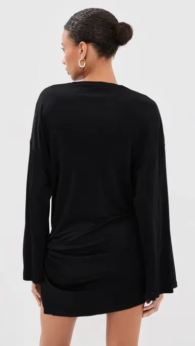 The Attico Mini Dress Black | Thumbnail 3 The Attico Mini Dress Black | Thumbnail 3