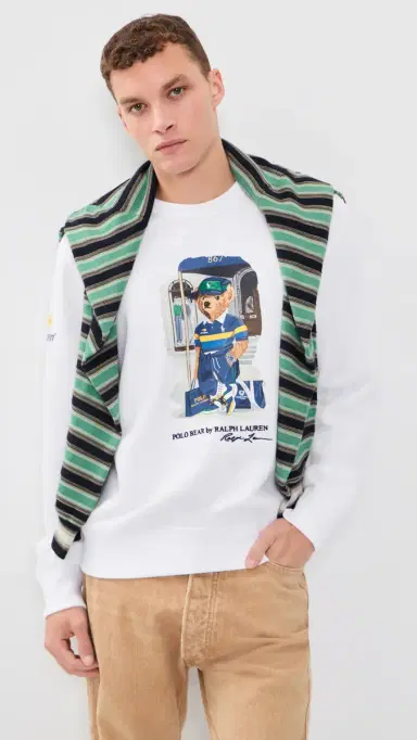 Polo Ralph Lauren x U Open Bear Sweatshirt White | Thumbnail 2 Polo Ralph Lauren x U Open Bear Sweatshirt White | Thumbnail 2